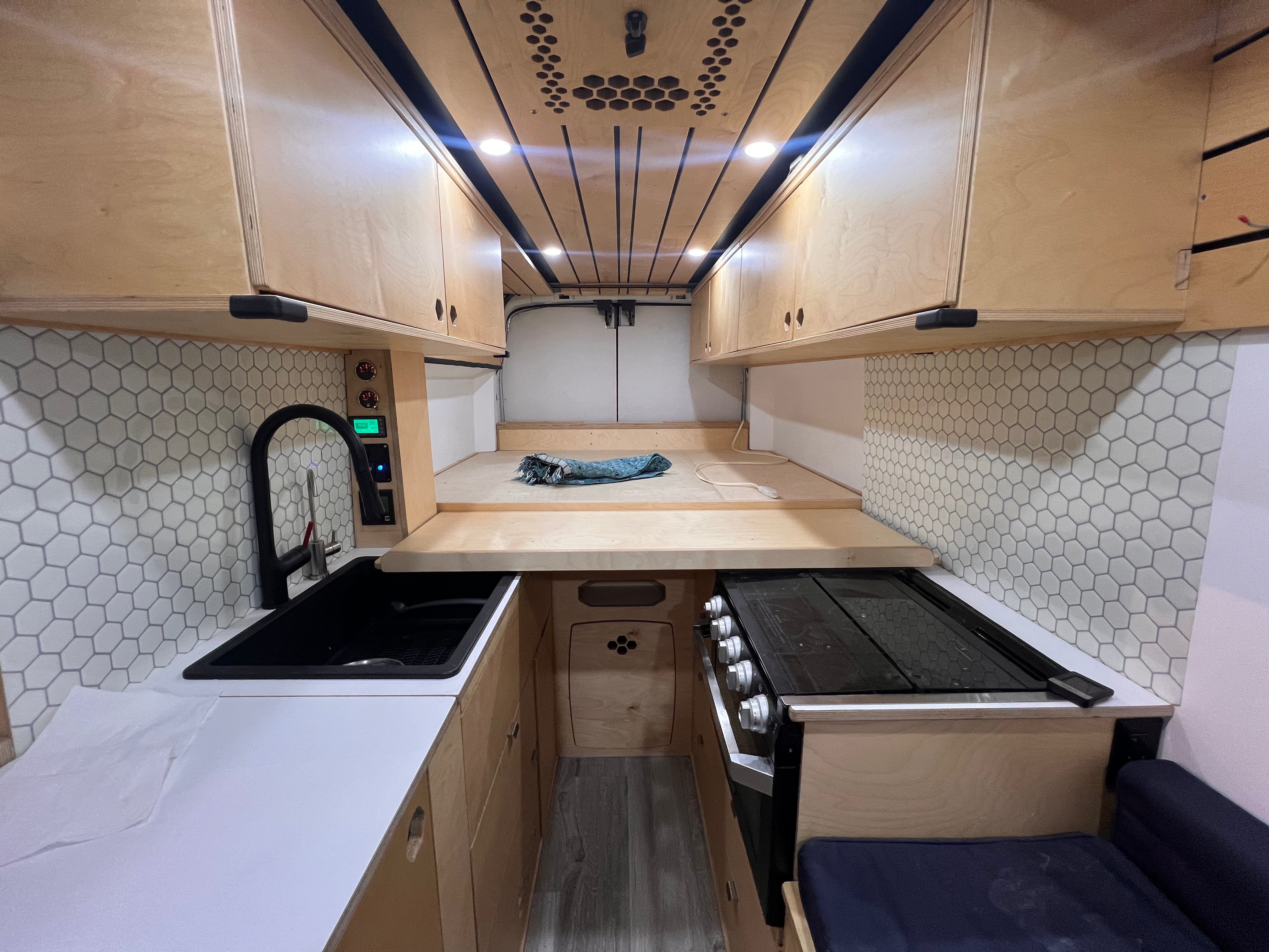 image of van kitchen interior 