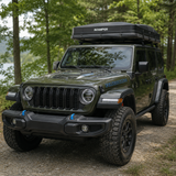 2024 Jeep Wrangler 4xe showcasing a custom overland adventure vehicle built by Overland Interiors