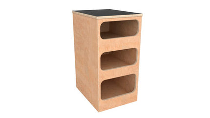 The Cubby Cabinet - Open Storage for Low & High Roof Vans