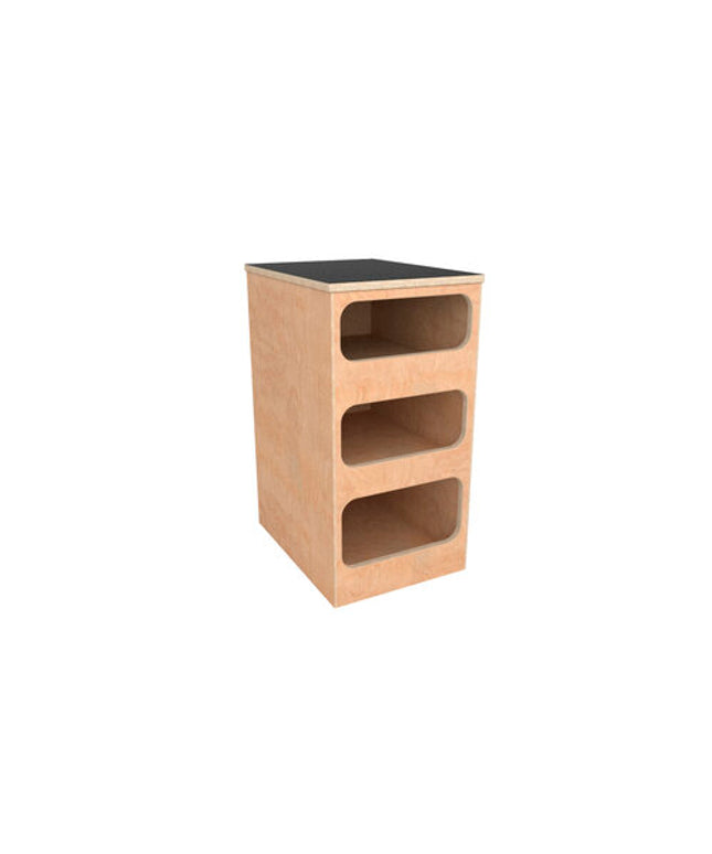 The Cubby Cabinet - Open Storage for Low & High Roof Vans