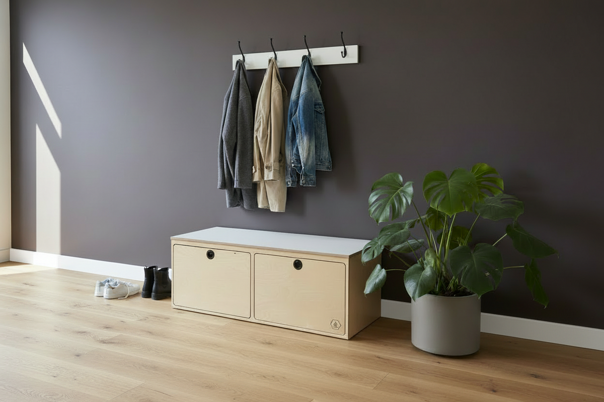 Bench seating and storage system for camper vans and RVs by Overland Interiors