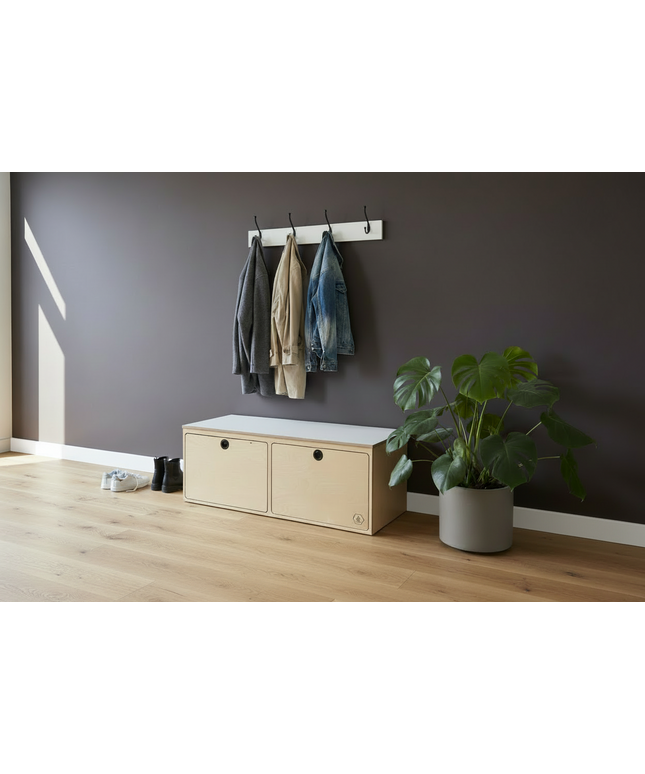 Bench seating and storage system for camper vans and RVs by Overland Interiors