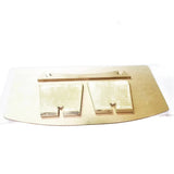 Flat pack ergonomic standing desk components for camper vans and mobile workspaces by Overland Interiors.