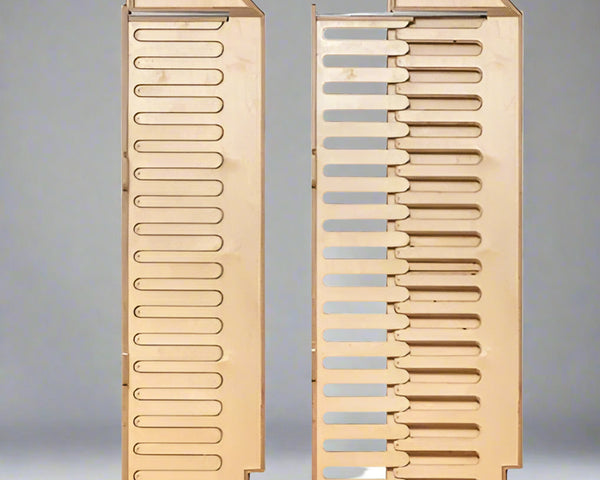 Overland Interiors single sleeper van bed platform components for low roof camper van builds