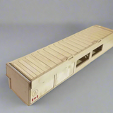 Overland Interiors single sleeper van bed with integrated storage for low roof camper van interiors