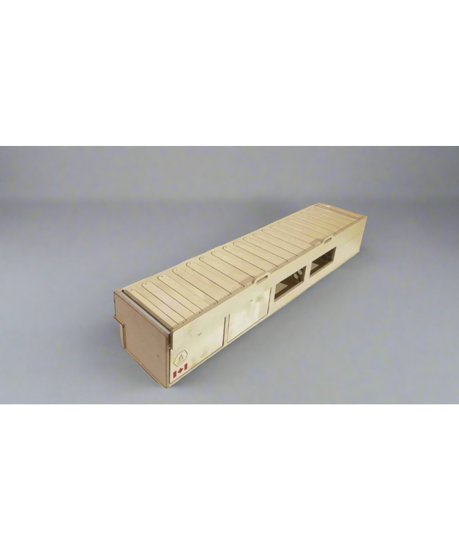 Overland Interiors single sleeper van bed with integrated storage for low roof camper van interiors