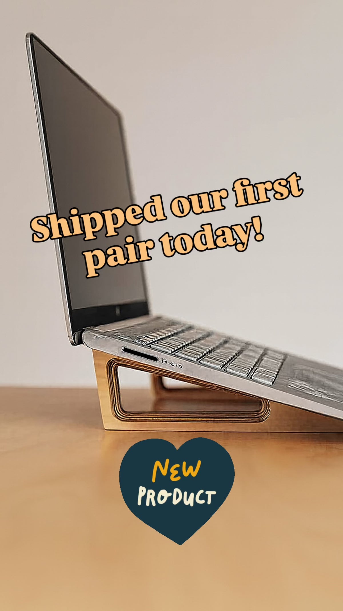 Video showcasing the Overland Interiors ergonomic wooden laptop stand made from Baltic birch