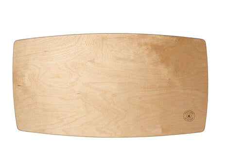 rectangular birch plywood tabletop and work surface by Overland Interiors for Lagun base 