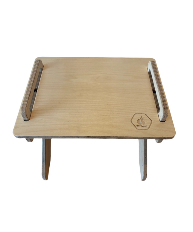 image of birch plywood step, also used as seat, table, work surface, perfect for van life and camper van adventures! 